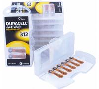 6x Duracell ActivAir 312 MF (Hg 0%) Hearing Aid BL066