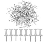 120 pines transparentes, aguja de plástico para dibujar pósteres, pines transparentes para colgar en la pared, tablero de corcho, mapas, carteles, fotos, tablón de anuncios, decoraciones de fiesta de