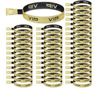 120 pulseras VIP de tela, correas de muñeca VIP de entrada, bandas VIP para eventos, festivales, pulseras VIP, entradas para conciertos, actividades, fiestas