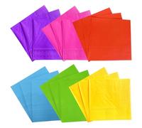 120 servilletas de papel coloridas para cóctel, servilletas cuadradas para cena, servilletas de bebidas de colores, servilletas decorativas para almuerzo, fiesta de cumpleaños, servilletas de postre