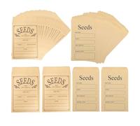 120 Sobres De Semillas, Bolsas De Papel Kraft, Bolsas De Almacenamiento De Muestras De Semillas, Bolsas De Almacenamiento De Semillas Autoadhesivas