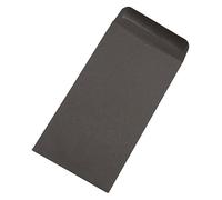 120 sobres negros pequeños adhesivos para monedas, sobres para dinero, salarios, cuentas, sellos