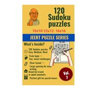 120 Sudoku puzzles featuring 6 advanced styles: Samurai · Flower · Sohei · Butterfly · Cross · Gattai-3: Jeert Puzzle Series (Jeert Puzzles Series)
