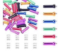 120 Tapas De Extremo De Cable De Freno, 8 Juntas Tóricas Octogonales De Cable De Freno