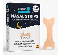 120 Tiras Nasales Antironquidos | Adhesivo Extra Fuerte Sin Fármacos, Alivio de la Congestión Nasal y Mejor Descanso Nocturno | Tiras nasales deportivas para un mejor rendimiento físico