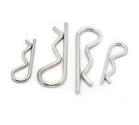 120 Uds. Clips De Pasador R Enganche Chaveta Acero Inoxidable 1/1, 2/1, 6/1, 8/2/2, 5/3/4/5 Mm, Clip Dividido Seguridad Zinc,horquilla For Remolque para Mecánica, Garaje(M3.5x70)