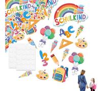 120 unidades de confeti multicolor para escolarización, decoración para niños 2025, para introducción escolar, comienzo del colegio, decoración de mesa, escolar, niño 2025, niña y niño