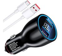 120 W encendedor USB cargador para Xiaomi Turbo Charge, dual puerto cargador de coche USB para Mi 14T Pro, Redmi Note 14Pro+, 12s, 15 Ultra, 11s, Poco X7 Pro, X6