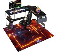 120 x 160 cm Alfombra Silla Gaming, Protector Suelo Silla Ruedas, Alfombrilla para Silla de Oficina, Alfombrilla Protectora para Suelos para Suelos Duros, Tapete de Protección de Madera/baldosas