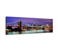 120 x 40 cm Cuadro en Lienzo Nueva York USA 5701-SCT - Imagen/Impresion/Pintura Listo para Colgar