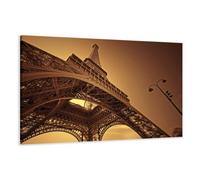 120 x 80 cm Cuadro en Lienzo Paris Torre Eiffel 5048-SCT - Imagen/Impresion/Pintura Listo para Colgar