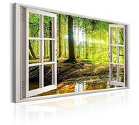 120 x 80 cm Cuadro en Lienzo Ventana Vista 5001-SCT - Imagen/Impresion/Pintura Listo para Colgar