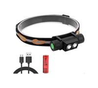 1200 Lumens Recharable Lamp 2x Xml-l2 Led