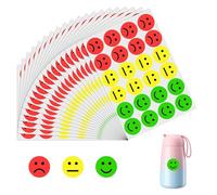 1200 Piezas pegatinas Caras Sonrientes y Tristes, Pegatinas de Estado de Ánimo Alegres y Tristes, Caras Sonrientes, Rojas Amarillas Verdes Adhesivas Dedicadas a Recompensas (2,5 Cm)