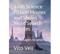 1200 Science Fiction Movies and Shows Word Search Puzzles