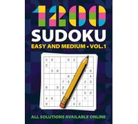 1200 SUDOKU: Easy and Medium Vol.01 (Sudoku Hubstiq)