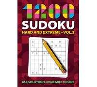 1200 SUDOKU: Hard and Extreme Vol.02 (Sudoku Hubstiq)