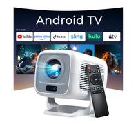 [12000 Lúmenes, Auto Focus] Smart Proyector Nativo 1080P 4K Soporte, Auto Keystone, App Integrada, Inteligente Projector Portatil con WiFi 6 Bluetooth 5.4, Compatible con HDMI/iOS/Android/USB LYNCAST