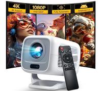 [12000 Lúmenes, Auto Focus] Smart Proyector Nativo 1080P 4K Supote, Auto Keystone, App Integrada, Inteligente Projector Portatil con WiFi 6 Bluetooth 5.4, Compatible con HDMI/iOS/Android/USB LYNCAST
