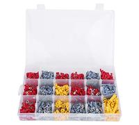 1200Pcs Electrical Wire Terminal Crimp Connectors | Copper Tin Plating & Flame Retardant PVC | Marine/Automotive/Electrical Engineering Use | Enhanced Performance