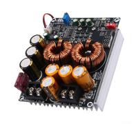 1200w Boost Converter Module 50a Dual Inductor Fuente de alimentación de CC ajustable con pantalla digital y ventilador de refrigeración para sistema de audio