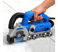 1200w Herramienta Eléctrica Profesional Para Quitar Lechada Máquina Limpieza Juntas 9000 RPM Para Rejuntar Y Limpiar Cemento Viejo Entre Baldosas Cerámicas(Machine+1.7mm seam cleaning sheet)