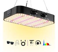 1200W LED Lampara de Cultivo, Doble Atenuación VEG BLOOM Modo Doble, Lámparas De Crecimiento, Grow Light Para Plantas De Interior para Tienda de Cultivo, Crecimiento Hidropónico(Tablero Quantum)
