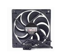 12025 12CM 12V 0.10A 4-Wire 4-Pin PWM Chassis Power Supply Silent Cooling Fan