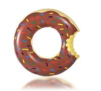 120cm Flotadores Hinchables Piscina para Adultos,Marrón Súper Grande Donut Caucho de Juguetes Flotador para Piscina,Juegos de Agua Círculo de Natación Hombres y Mujeres para Playa Fiesta de Verano