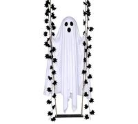 120cm Scary Floating Light Up Ghost Ornament For Yard Porch Outdoor