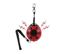 120db Alarma de Seguridad Personal portátil, Llavero Alarma Mariquita Escarabajo, Alerta de protección para Corredores, Ancianos, discapacitados, Trabajadores de Turno Nocturno