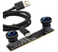120fps Global Shutter USB Camera Module Dual Lens 3D Stereo Synchronization Webcam for Computer High Speed 1200P 60fps Binocular PC CAMERA M9 UVC USB2.0 VR KAMERA Wide Angle 100° Industrial Web Cámara