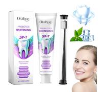 120g Sp-7 Pasta De Dientes Sp-7 Blanqueador Dental Natural La Pasta De Dientes Blanqueadora Probiótica Cuida Los Dientes Y Las Encías Para Eliminar Las Manchas Con El Cepillo De Dientes