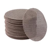 120GRIT 50 discos de lija abrasivos de malla de 5 pulgadas, papel de lija de gancho y bucle, hojas de lija de red antibloqueo sin polvo para carrocería, madera, paneles de yeso, metal