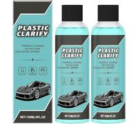 120ML Limpiador y Acondicionador de Plásticos del Interior del Coche, Agente de Renovación de Piezas de Plástico del Interior del Coche, Limpiador Abrillantador de Plásticos del Interior del Coche (2)
