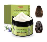 120ml Mascarilla Capilar de Romero, Mascarilla para el cabello, Mascarilla Nutritiva de Romero,Para Hidratación y Reparación Profunda,Para Todo Tipo de Pelo, Especialmente Secos y Encrespados