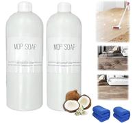 120ml Mop Soap Brazilian Wave, Brazilian Waves MopSoap, Highly Scented Mop Soap, Scent Liquid Multipurpose Cleaners, Wood Cleaner for Mopping, Multisurface Bathroom & Kitchen Cleaner Supplies (2)