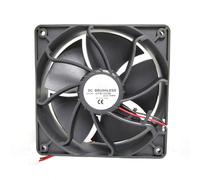 120mm case fan,DFB12038 12V 0.4A 12038 12CM 2-Wire 2Pin Brand New Mute Dual Ball Bearing Cabinet Axial Cooling Fan