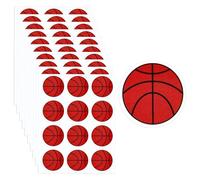 120pcs 3 cm Pegatinas Baloncesto Niños, 10 Hojas Pegatinas Decorativas Autoadhesivas Recuerdos Fiesta Baloncesto Pegatinas Deportivas para Álbumes de Recortes, Botella de Agua