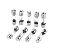 120pcs 6x30mm Fast-blow Glass Tube Fuses Car Glass Tube Fuses Assorted Kit 5A 10A 15A 20A 25A 30A Household Fuses