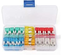 120pcs/lote Fusible for automóviles pequeños Mini de pala estándar Camión automático 5a 10a 15a 20a 25a 30a amp plástico