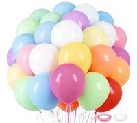 120Pcs Macaron Balloon Set,12 Inch Pastel Colors Latex Balloons with Macaron Balloon Arch Kit, Macarone Balloon Bouquet for Birthday Party Decorations, Wedding, Baby Shower,Gender Reveal