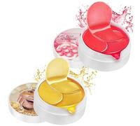 120PCS Parches Ojos Bolsas y Ojeras Eye Patches Antiojeras Hombre Mujer Treatment Masks Hidratantes y Reafirmantes Hidratando las Almohadillas de 24K Gold Gel Mascarillas Reducir Arrugas la Hinchazón