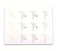 120pcs Pegatinas Decorativas de Estampado en Caliente Amor Gracias Pegatinas de