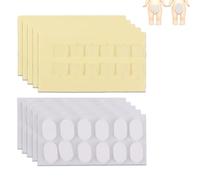 120uds Cinta Adhesiva para Sonny Angel Hipper, Doble Cara con Masilla Adhesiva Almohadillas Adhesivas Transparentes para Minifiguras Decoración DIY Extraíbles y Sin Residuos