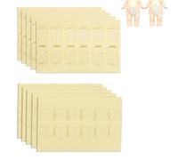 120uds Cinta Adhesiva para Sonny Angel Hipper, Doble Cara Transparente Removible Almohadillas Adhesivas Repuesto Minifiguras Sin Residuos y con Sujeción Segura para Decoración DIY