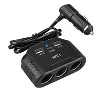 120W Cargador Mechero Coche 12V 24V, Divisor Encendedor Cigarrillos