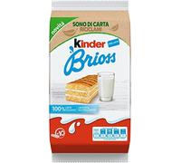 120x Kinder Ferrero Brioss Italian Sponge Snack with Milk Flavour Fillling