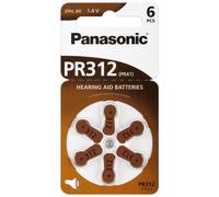 120x Panasonic Worldwide PR312 PR41 pilas para audífonos PR-312/6BL 20 blister