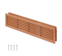 120x440mm Puerta Interna Ventilación Plástico Rejilla Ventilación Color Aliso